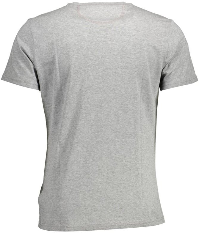 La Martina Grigio Cotton Men's T-Shirt Grijs