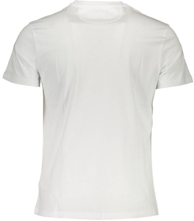 La Martina Bianco Cotton Men's T-Shirt Wit