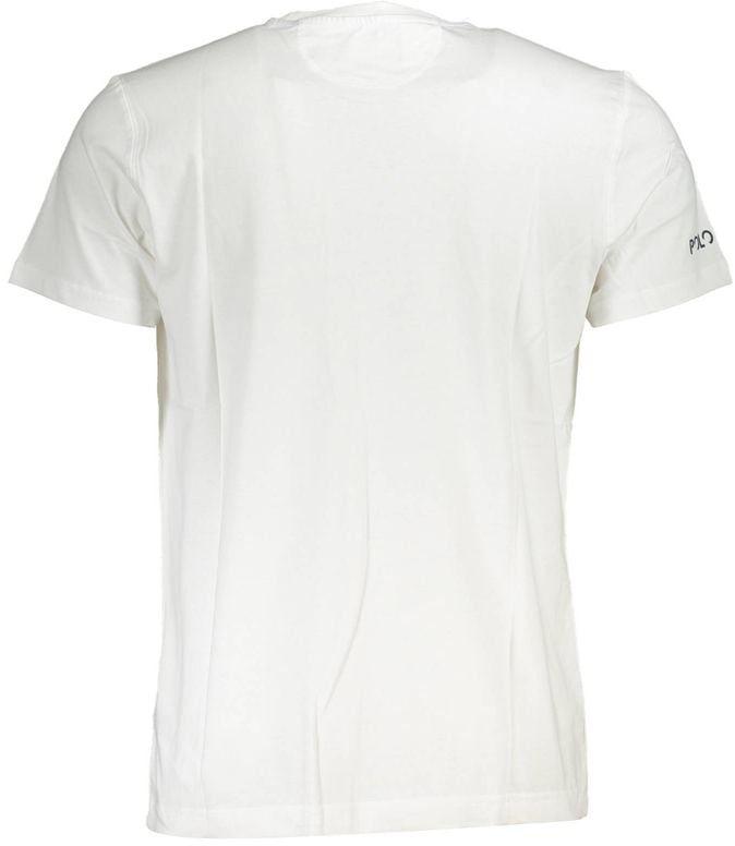 La Martina White Cotton Men T-Shirt Wit