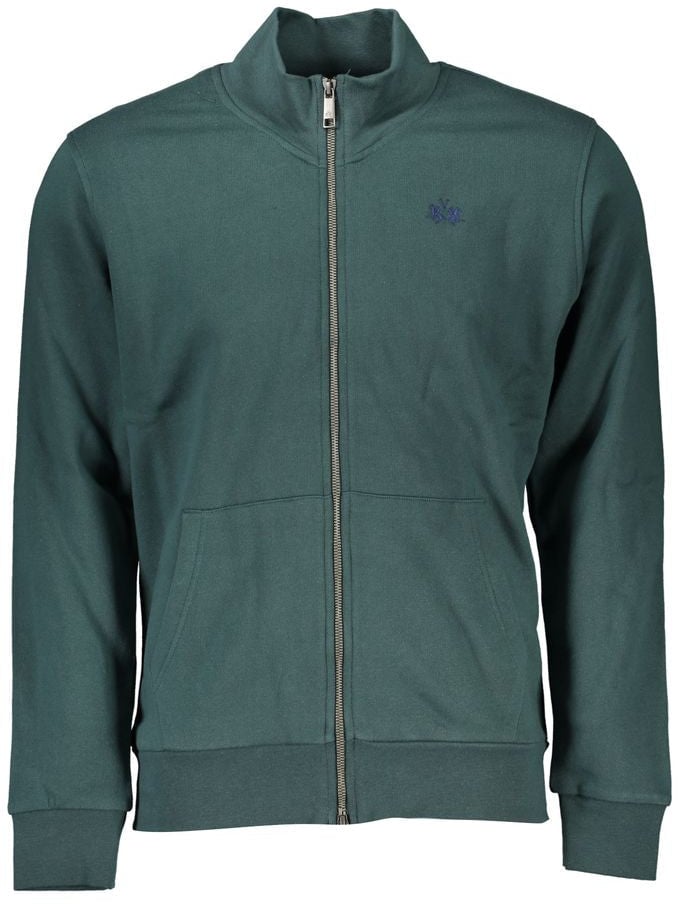 La Martina La Martina Verde Cotton Men Sweatshirt Groen
