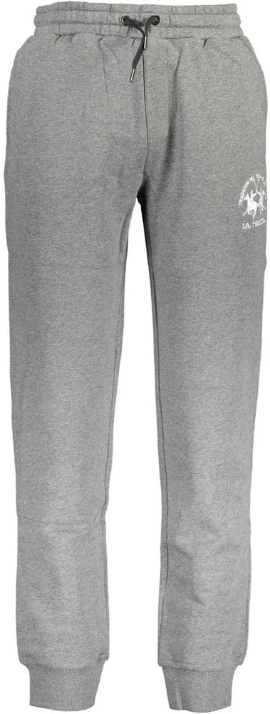La Martina Gray Cotton Men's Sweatpants Grijs