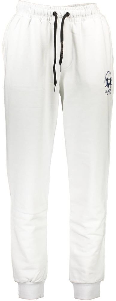 La Martina La Martina Bianco Cotton Men's Sweatpant Wit