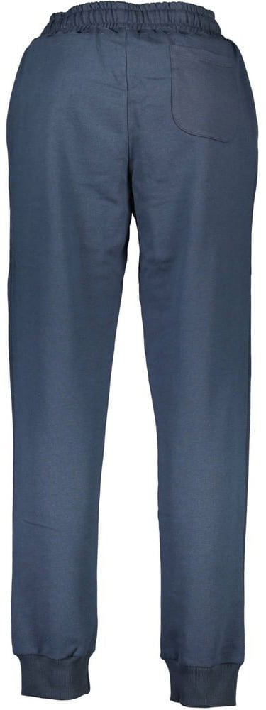 La Martina La Martina Blue Cotton Men Sweatpants Blauw