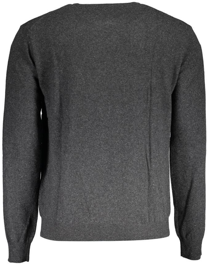 La Martina La Martina Grigio Wool Men Sweater Grijs