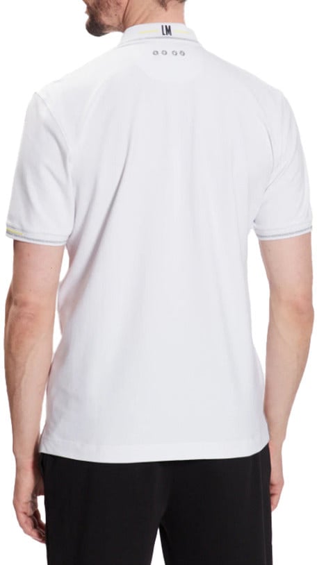 La Martina polo jersey silky fini Wit