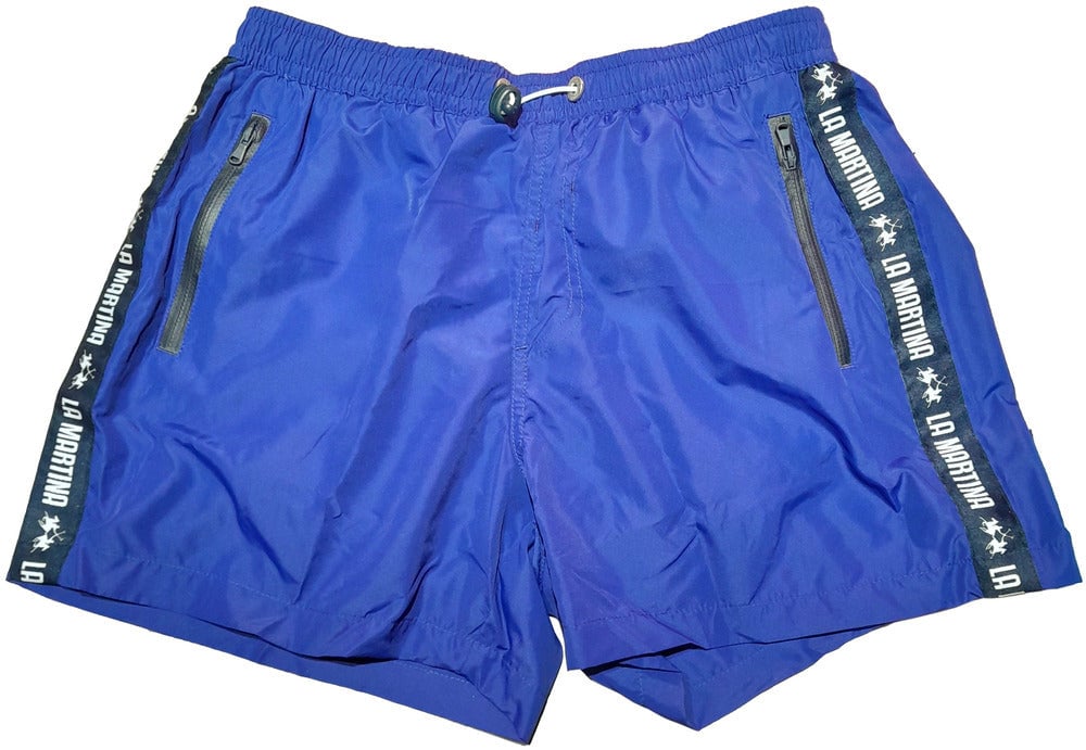 La Martina Man Swimwear Clematis Blue Blauw