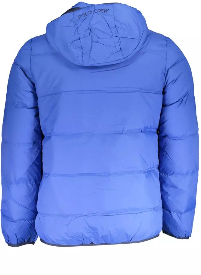 La Martina La Martina Blue Polyamide Jacket Blauw