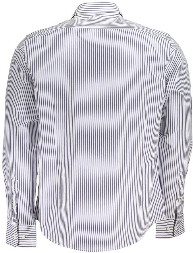 La Martina La Martina White Cotton Shirt Wit