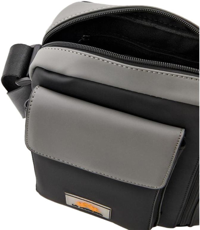La Martina La Martina Black Polyethylene Crossbody Bag Zwart