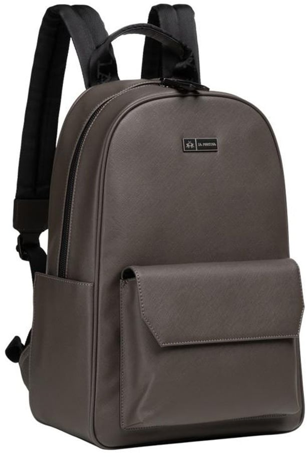 La Martina La Martina Gray Polyethylene Backpack Grijs