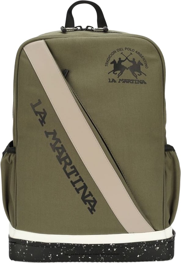 La Martina La Martina Bicolor Canvas Backpack Divers