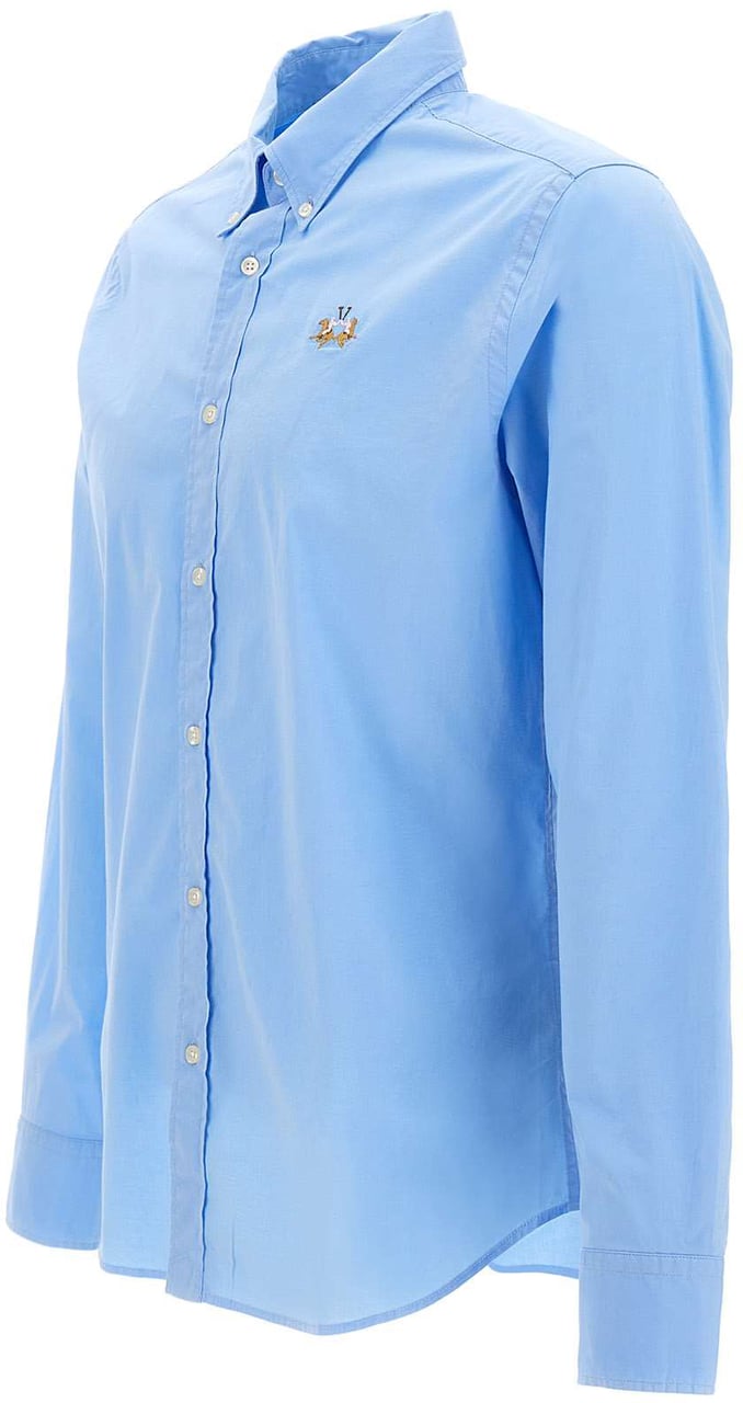 La Martina Shirts Blue Blauw