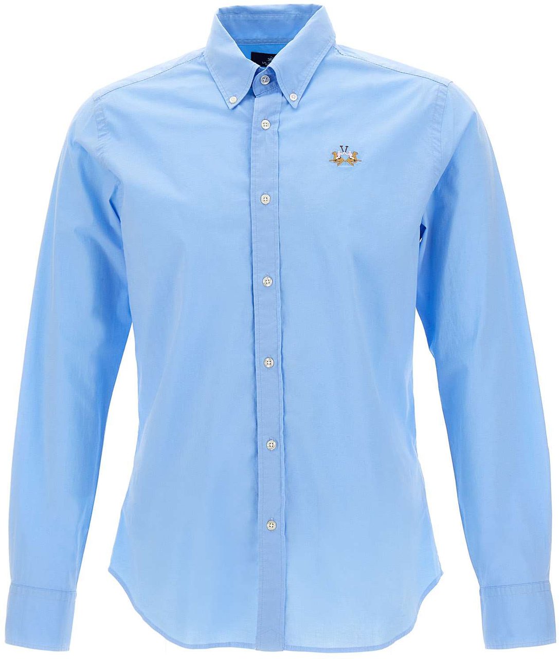La Martina Shirts Blue Blauw