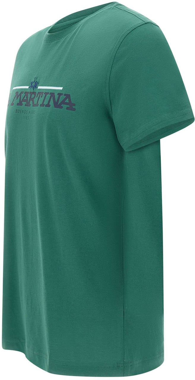 La Martina T-Shirts And Polos Green Groen