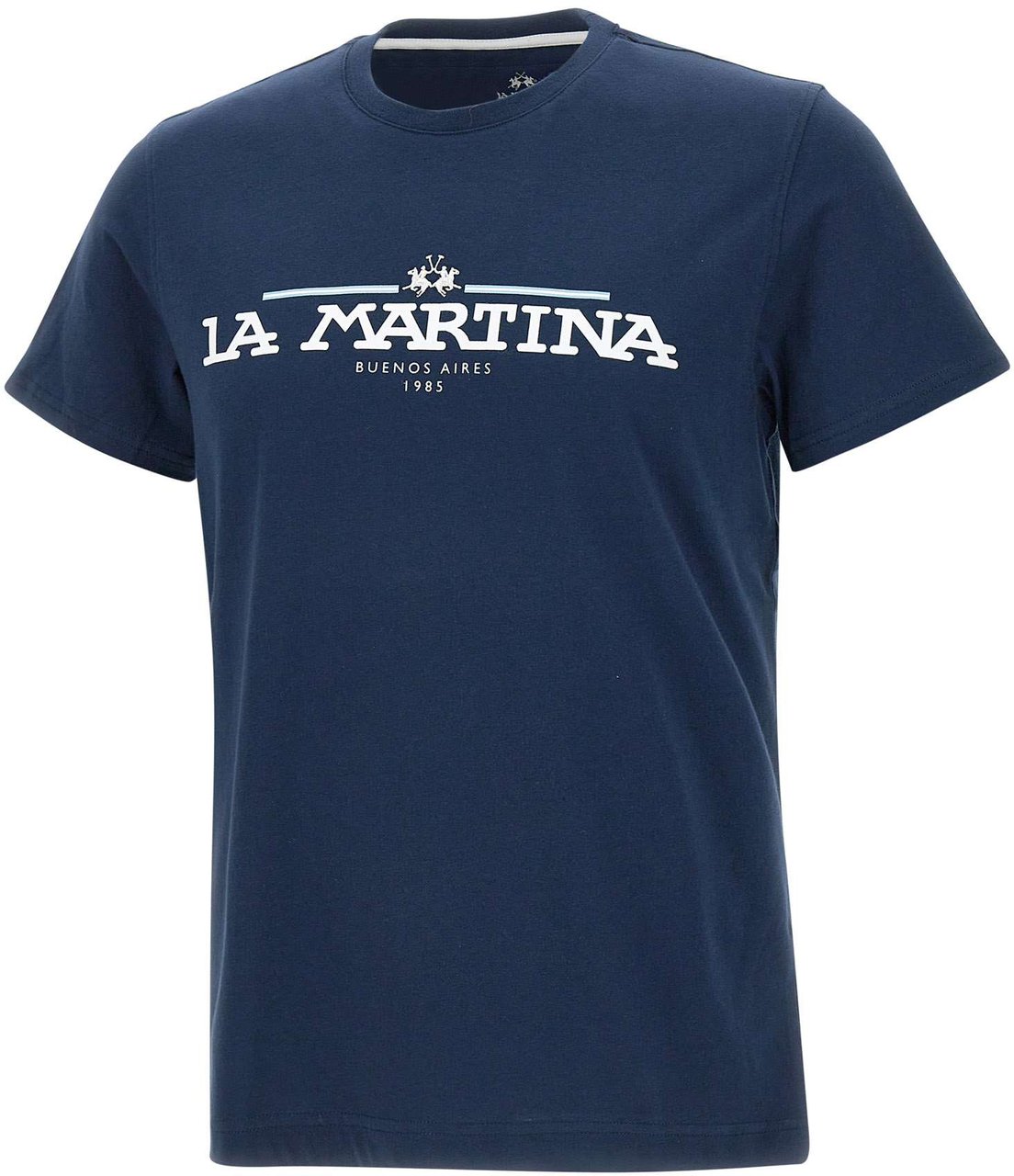 La Martina T-Shirts And Polos Blue Blauw