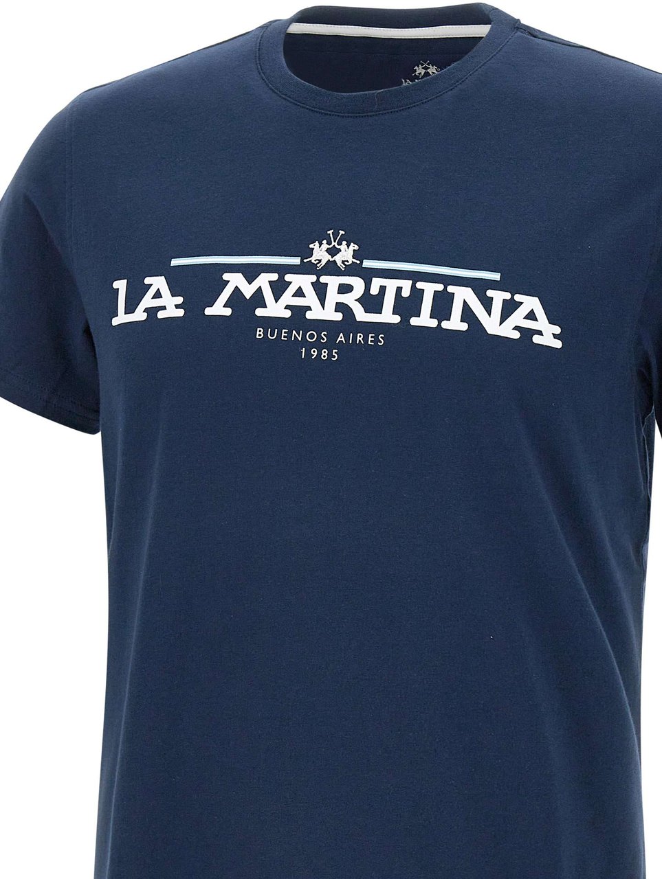 La Martina T-Shirts And Polos Blue Blauw