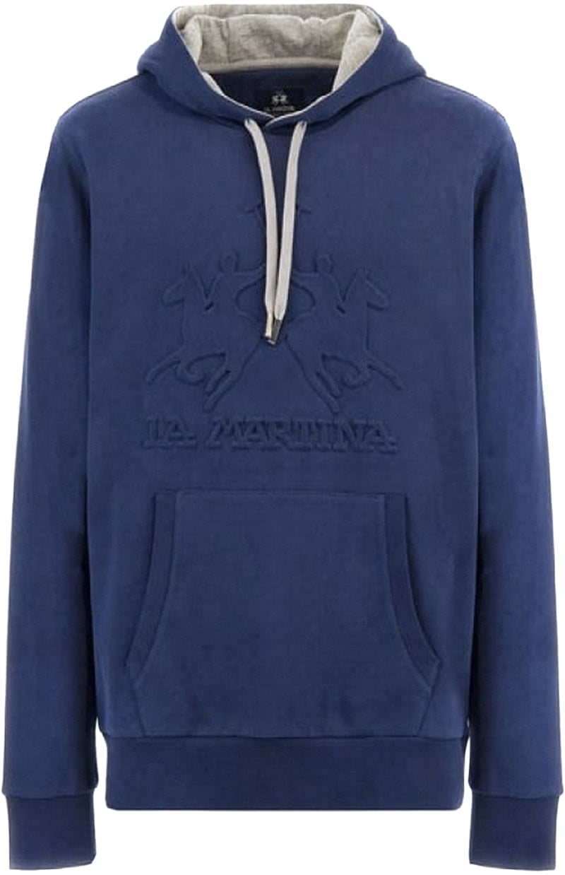 La Martina Sweatshirt Blue Blauw