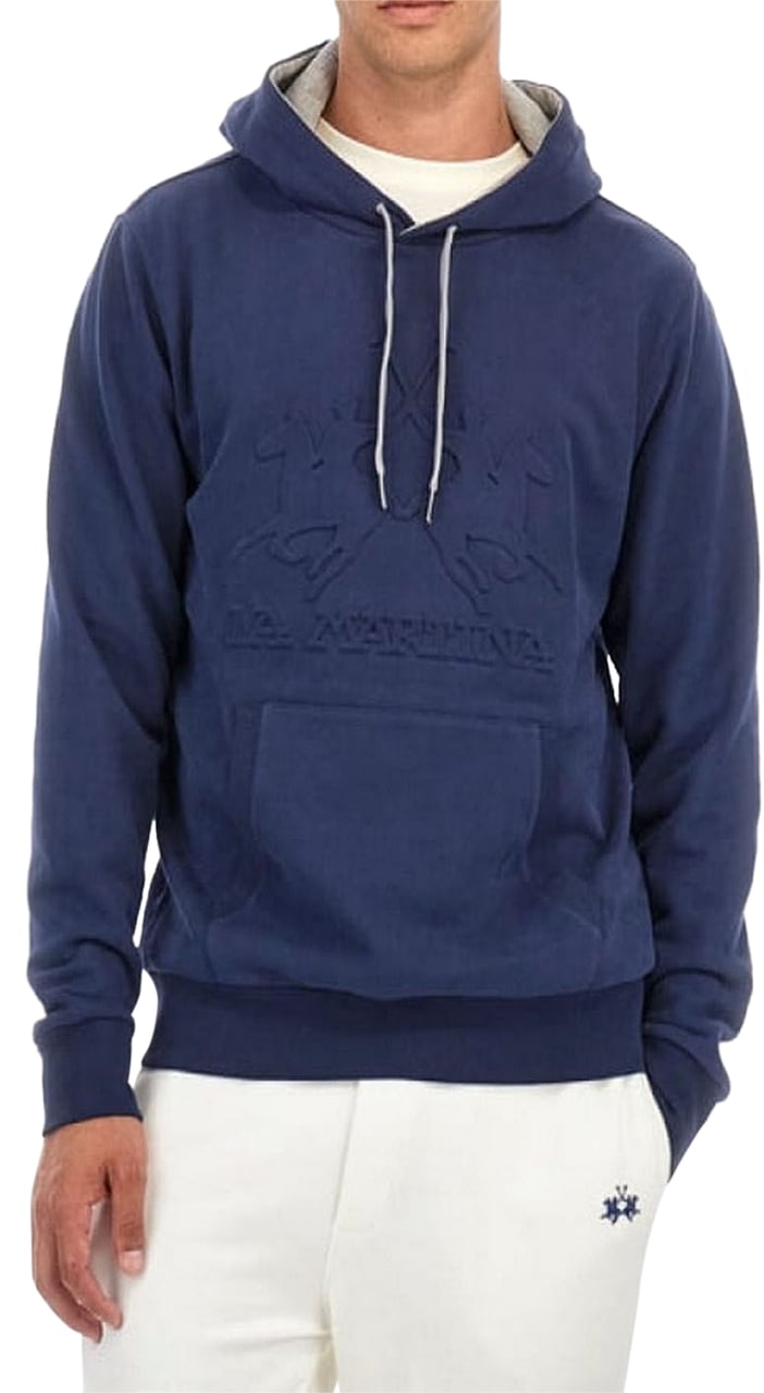 La Martina Sweatshirt Blue Blauw