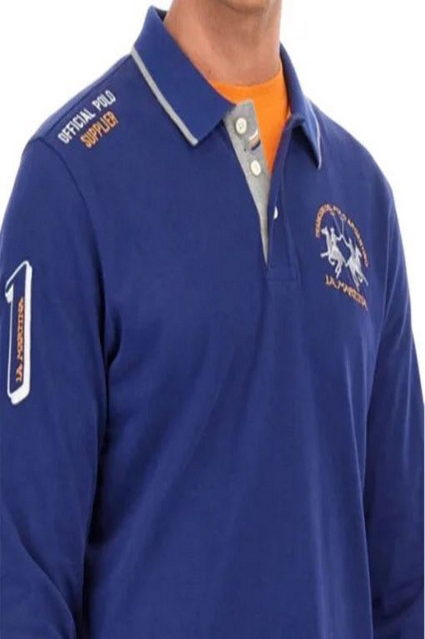 La Martina Polos Blue Blauw