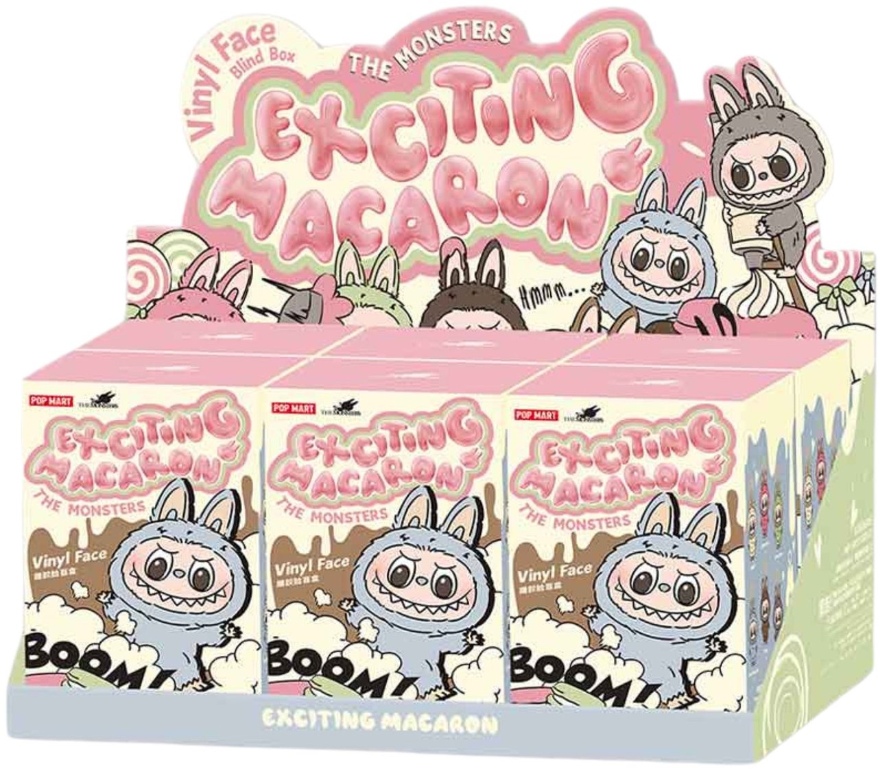 Labubu Pop Mart Labubu The Monsters - Tasty Macarons Vinyl Face Blind Box Divers