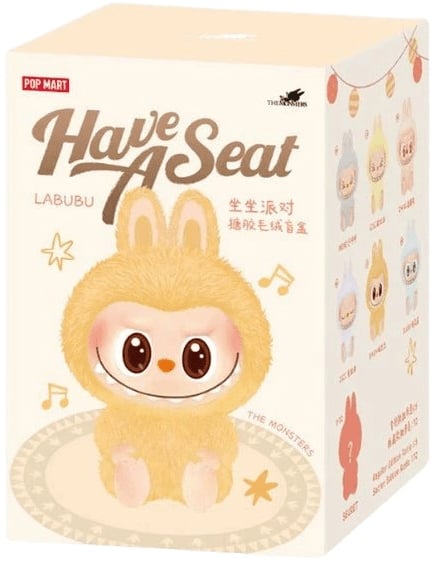 Labubu Pop Mart the Monsters Labubu Have a Seat Series - Vinyl Pluche Hanger Blind Box Divers