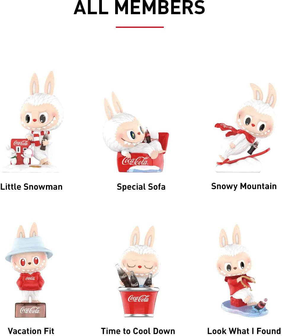 Labubu Pop Mart THE MONSTERS COCA-COLA Series Figures - Blind Box Divers