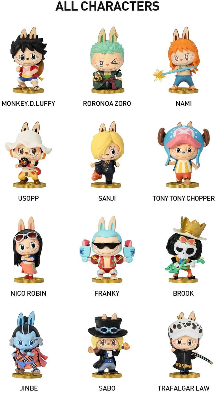 Labubu Pop Mart Labubu The Monsters x One Piece Series - Blind Box Divers