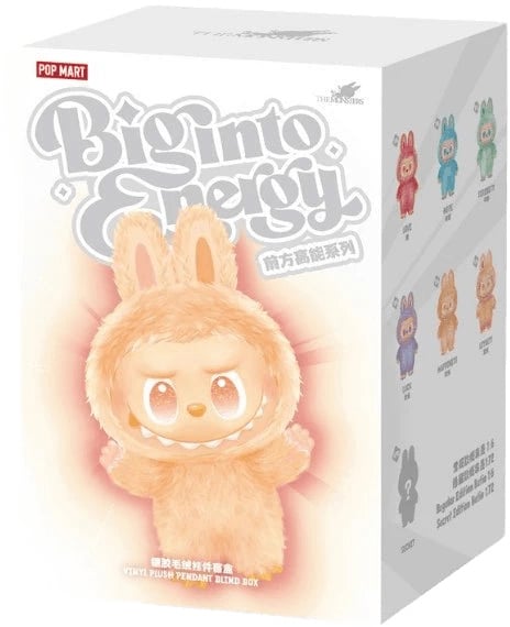 Labubu Pop Mart the Monsters Big Into Energy Series - Vinyl Pluche Hanger Blind Box Divers