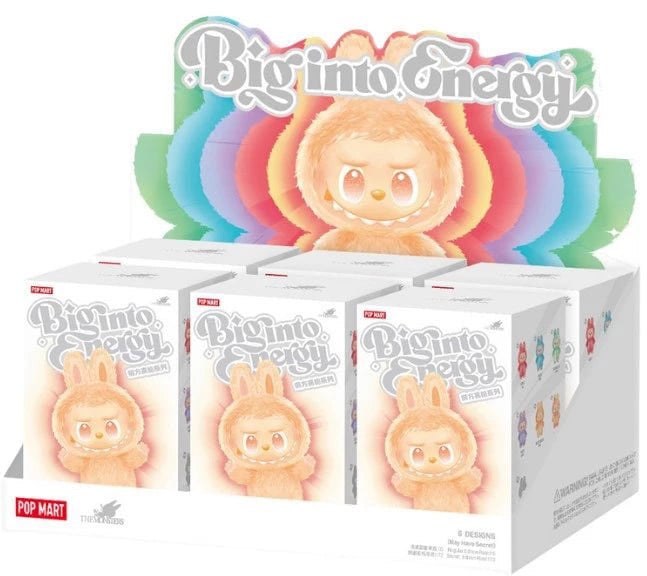 Labubu Pop Mart The Monsters Big into Energy Series - Vinyl Pluche Hanger Blind Box Divers