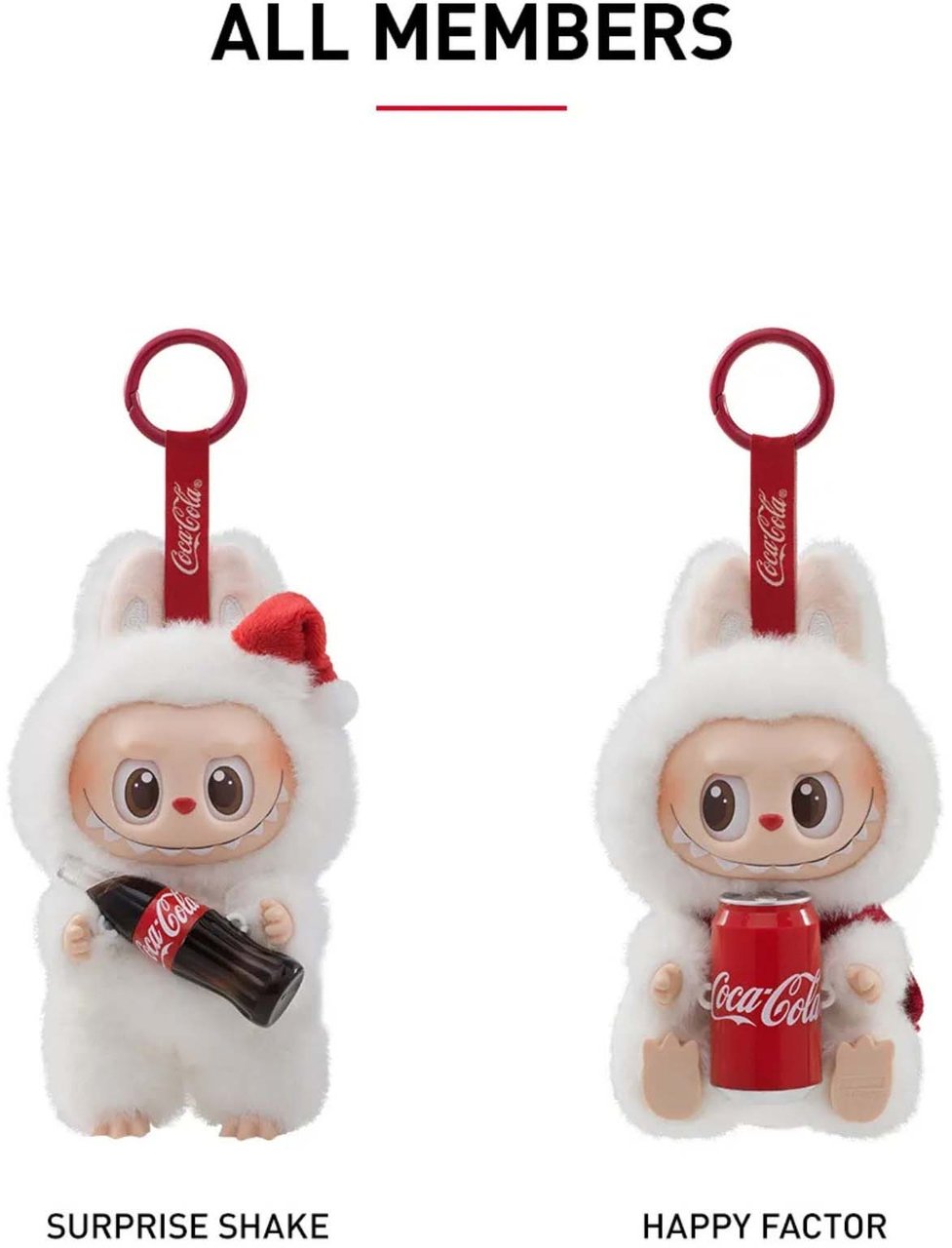 Labubu Pop Mart Labubu The Monsters - Coca Cola Series Vinyl Face Sealed Case Divers