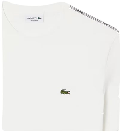 Lacoste Tape T-Shirt Beige