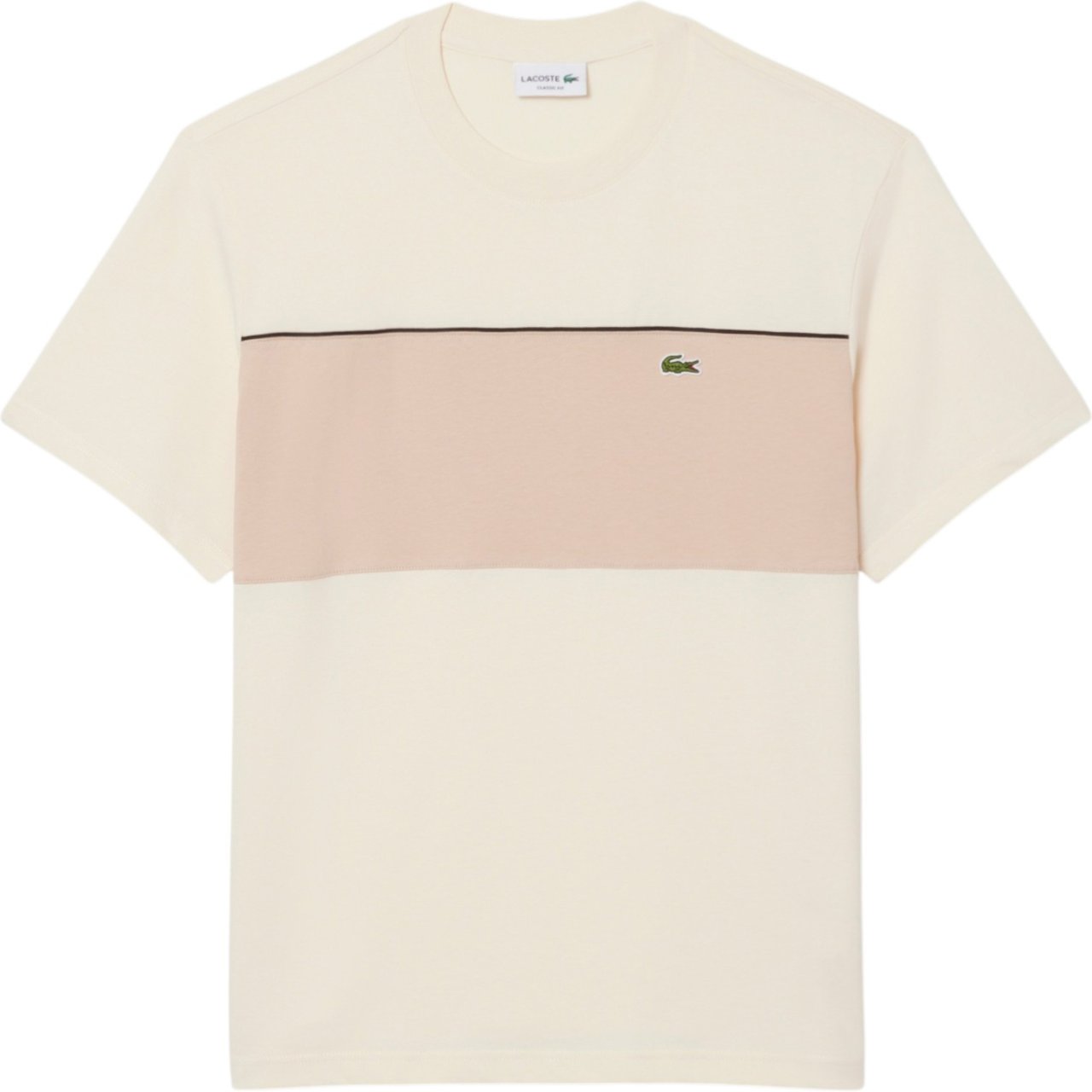 Lacoste Heren T-Shirt Bruin