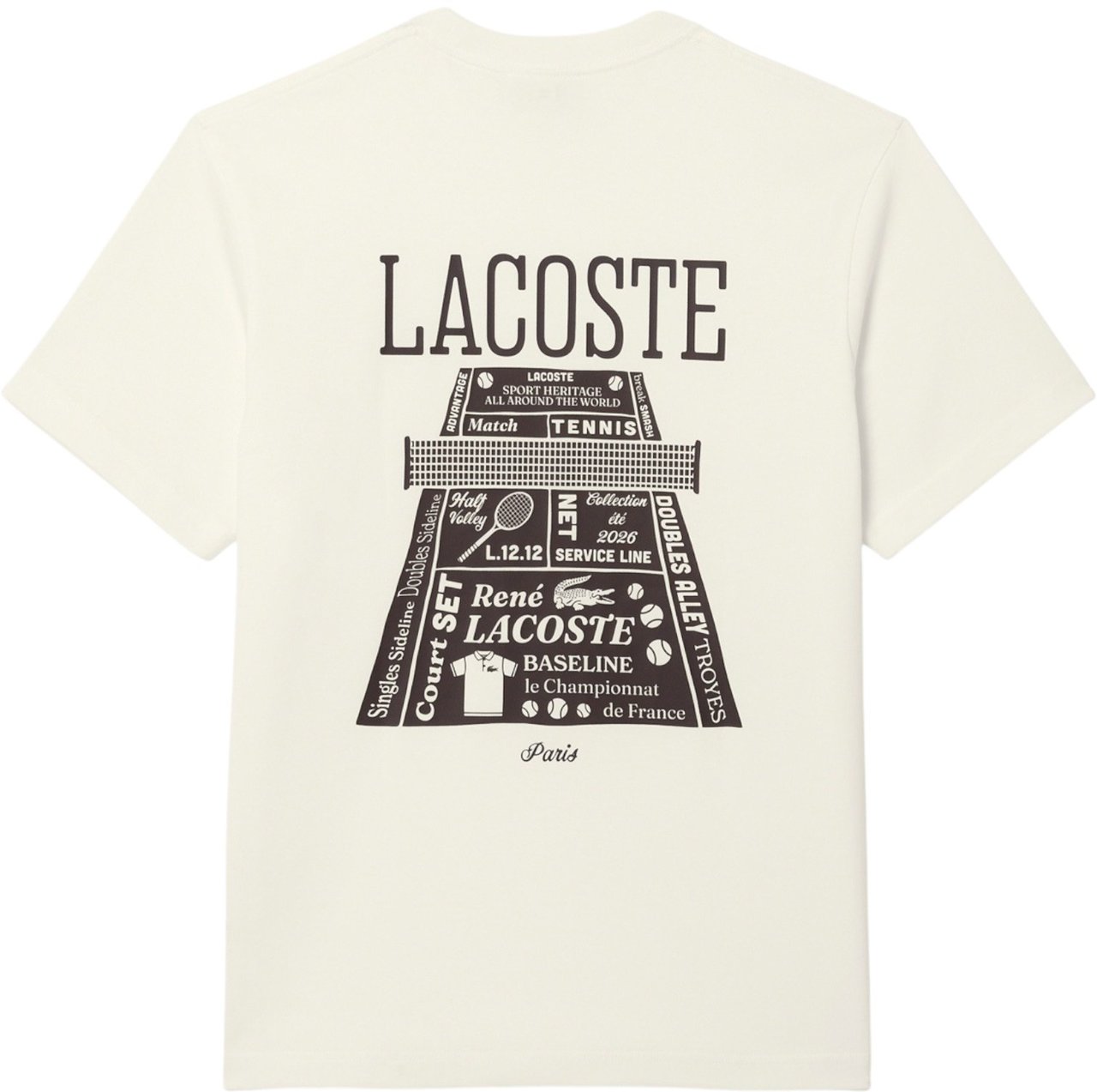 Lacoste Heren T-Shirt Wit