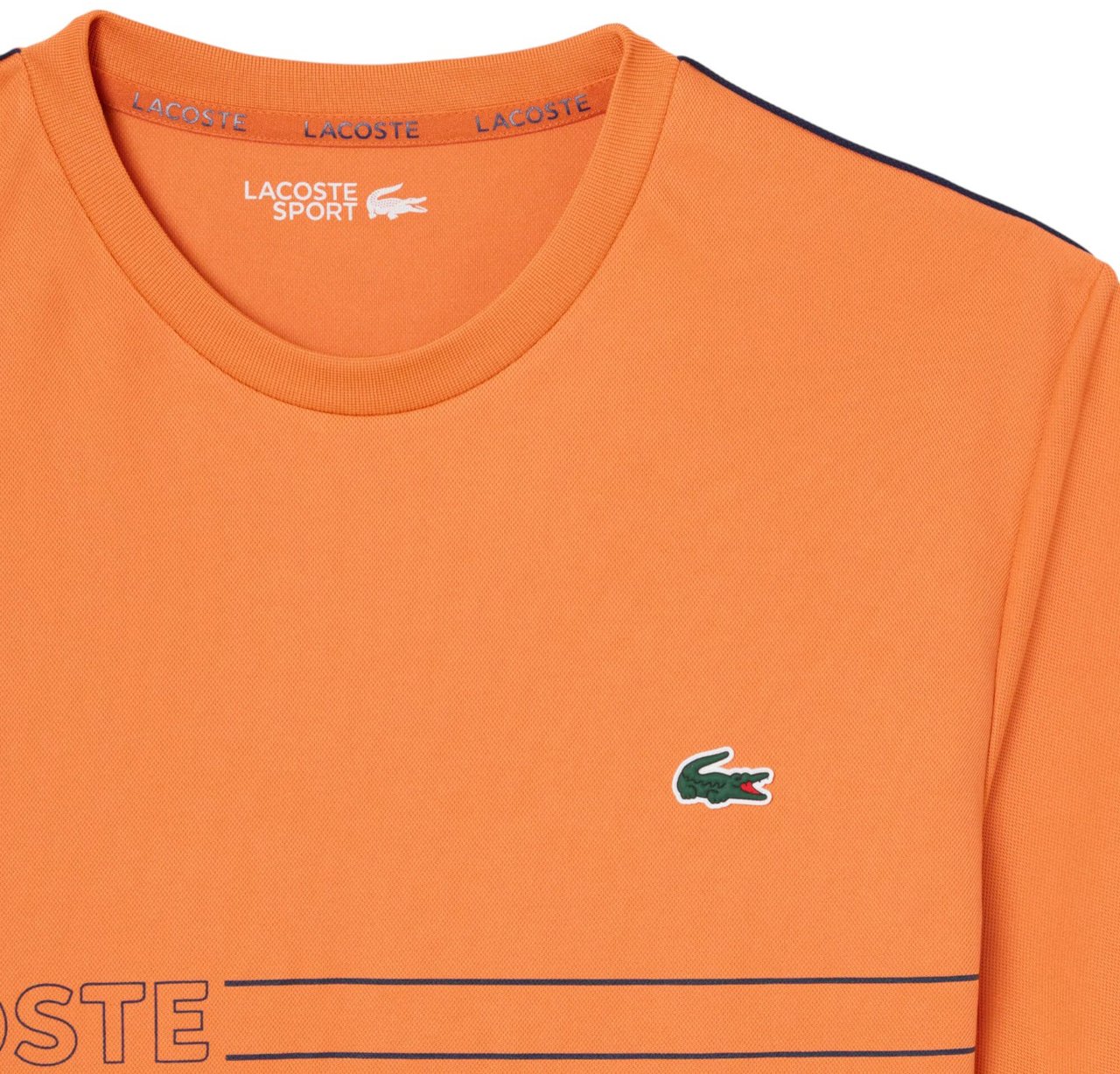Lacoste Heren T-Shirt Oranje