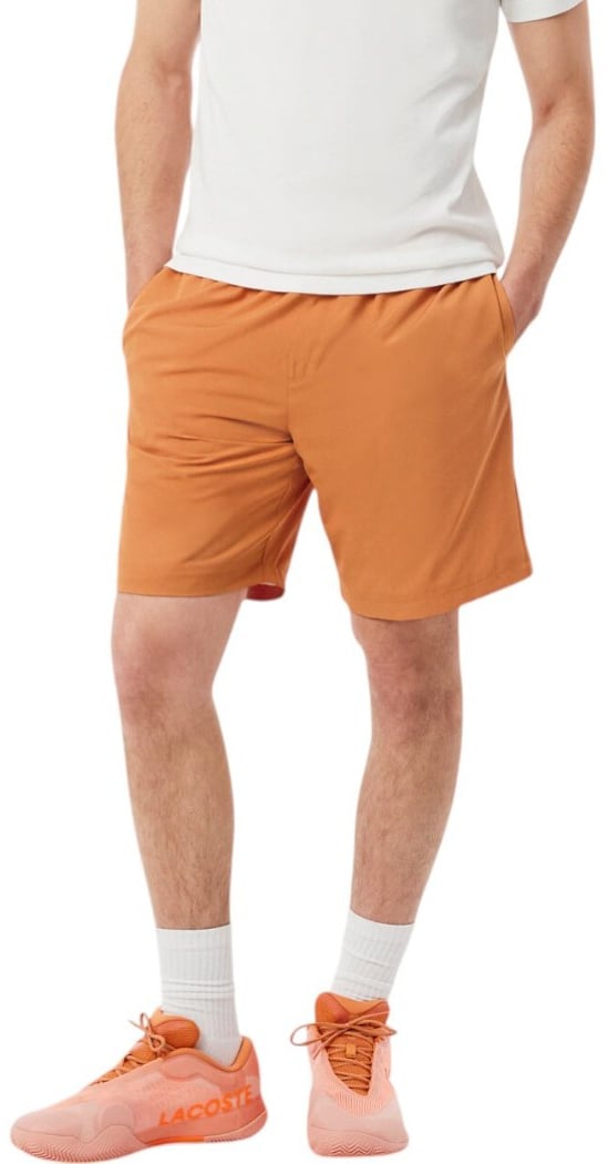 Lacoste Heren Korte Broek Oranje