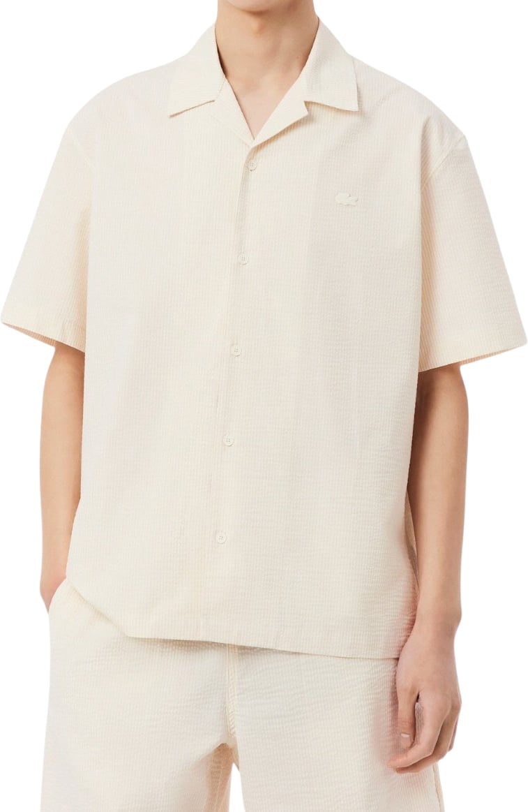 Lacoste Heren Overhemd Wit