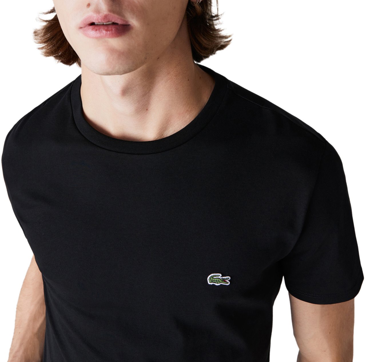 Lacoste T-shirt  Zwart Zwart