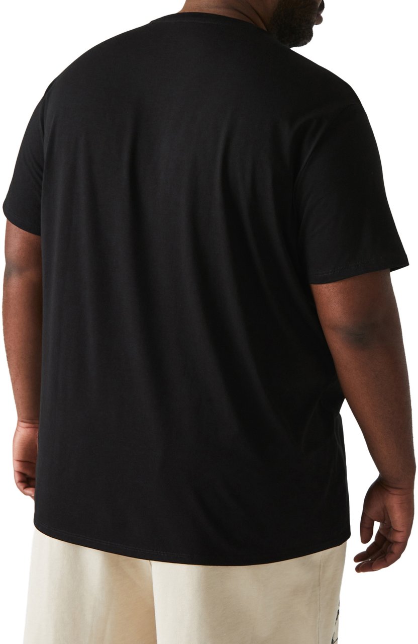 Lacoste T-shirt  Zwart Zwart