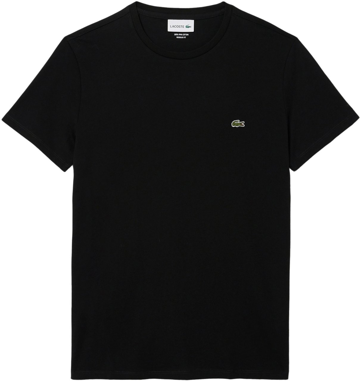 Lacoste T-shirt  Zwart Zwart