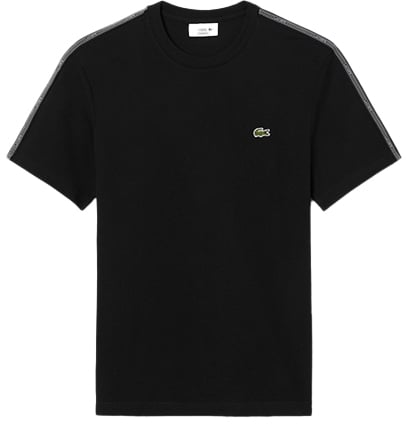 Lacoste Tape T-Shirt Zwart