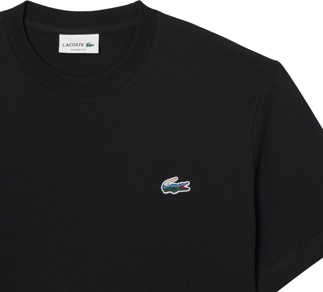 Lacoste T-Shirts And Polos Black Zwart