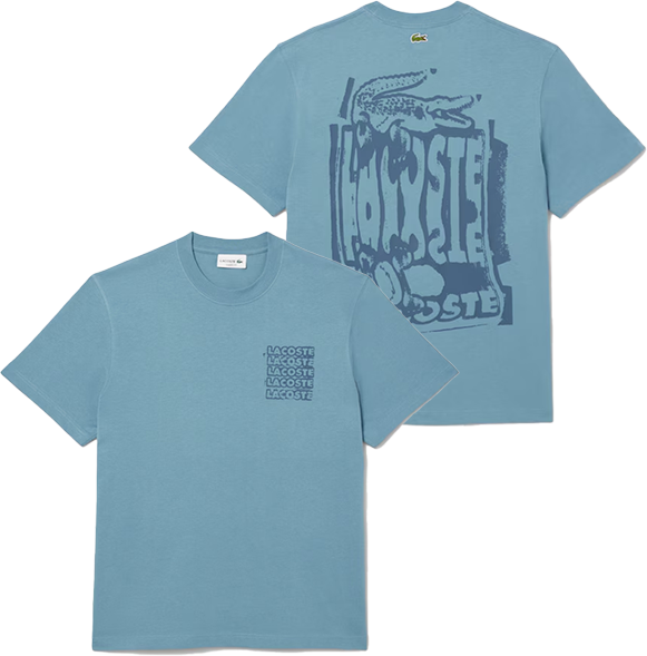 Lacoste Lacoste Tee-Shirt Blauw