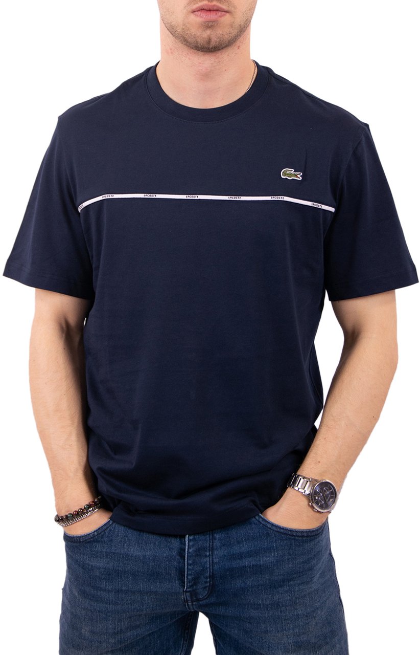 Lacoste Tee T-Shirt Blauw