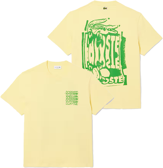 Lacoste Lacoste Tee-Shirt Geel