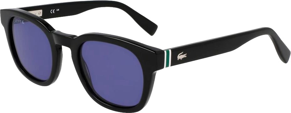 Lacoste Black Acetate Sunglasses Zwart