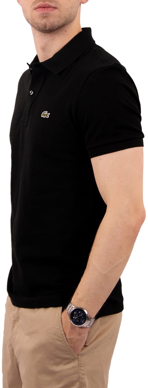 Lacoste Polo slimfit Zwart