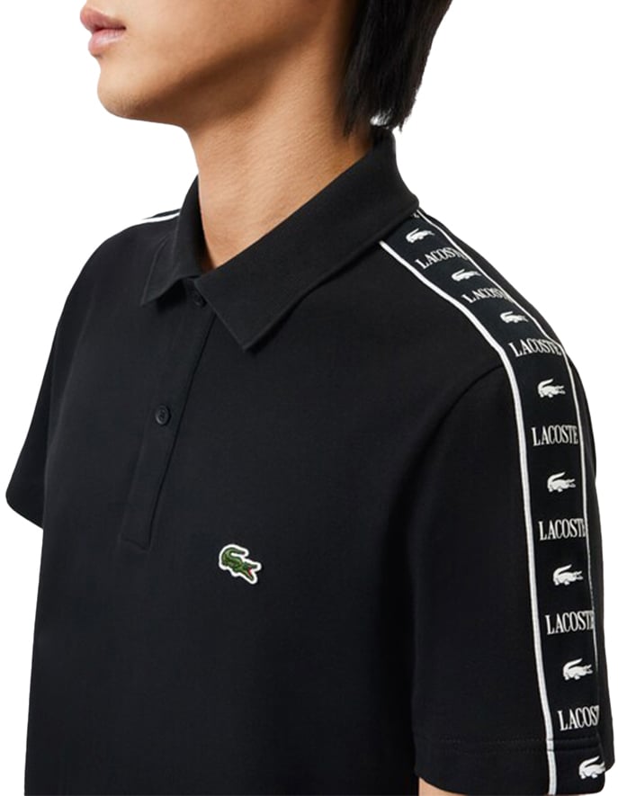 Lacoste Polo Regular Fit Zwart