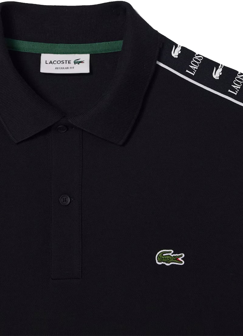 Lacoste Polo Regular Fit Zwart