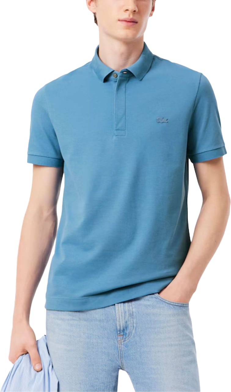 Lacoste 1hp3 Men's S/s Polo Polos Blauw Ph5522-61 Blauw