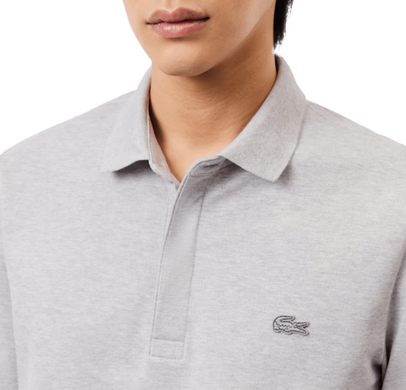 Lacoste Lacoste Polo Longsleeve Regular Fit Grijs